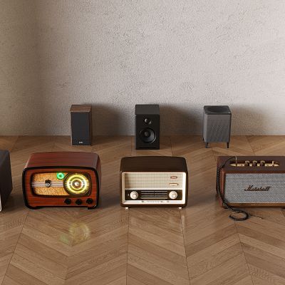 音响 怀旧复古收音机