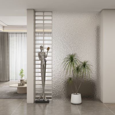 现代玄关过道 隔断