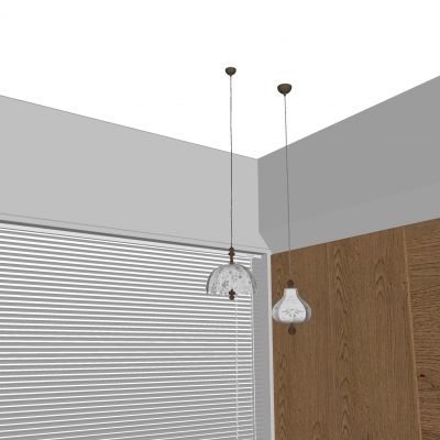 法式复古布艺吊灯 中古花纹吊灯 侘寂实木浪漫房间主灯 卧室衣帽间吧台书房吊灯