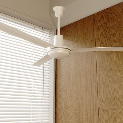 钻石牌大风力吊扇 客厅铁叶遥控电风扇 奶油风电风扇吊扇