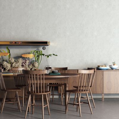 中式原木桌 餐桌 鱼缸 电视柜