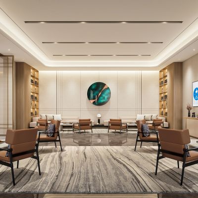 现代公共休息区 洽谈区 会客区