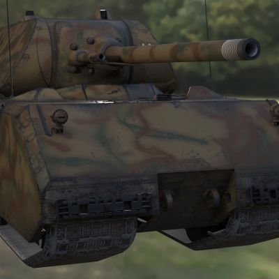 二战纳粹法西斯德国德军PzKpfwVIII鼠式超重型坦克