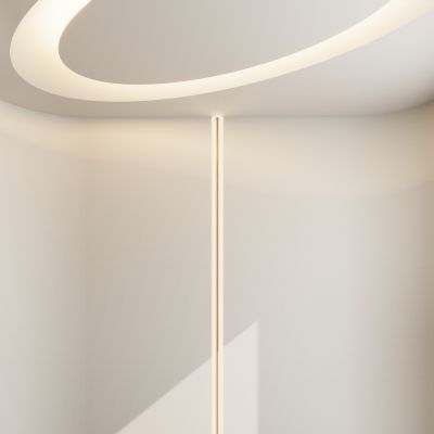 意式 轻奢风 椭圆 小洞天 复式 跃层别墅 客厅 玄关