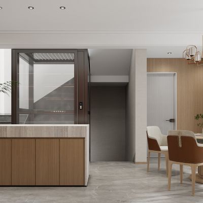 新中式麻将室，麻将室，休闲室，娱乐室