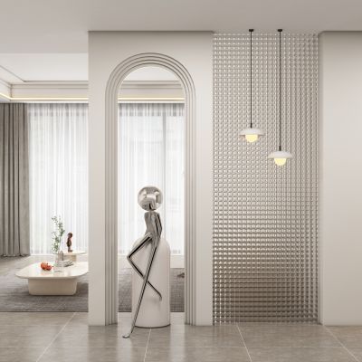 现代玄关过道 隔断
