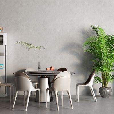 鞋子餐桌 圆桌 空调