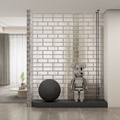 现代玄关过道 隔断