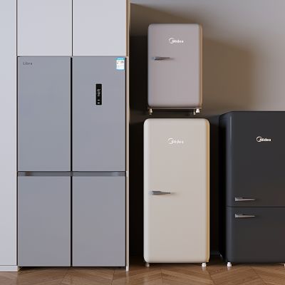 现代冰箱冰柜 迷你冰箱冷藏柜 零嵌入冰箱柜