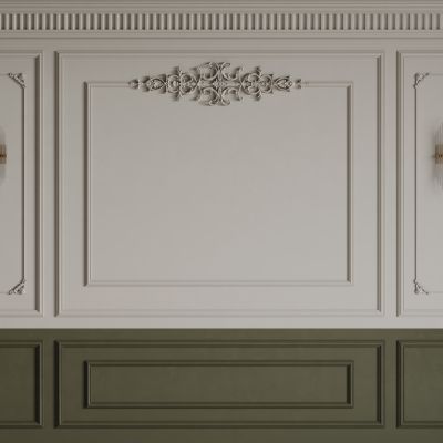 法式背景墙 法式护墙板 法式雕花线条