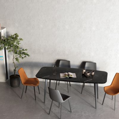 现代大理石餐桌 空调