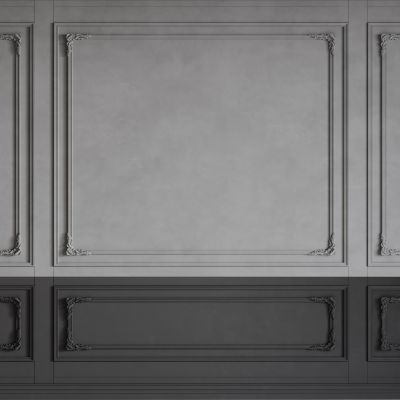 法式背景墙 法式护墙板 法式雕花线条