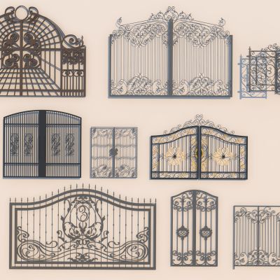 现代铁艺大门