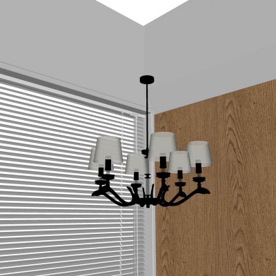 美式复古全铜吊灯 法式中古田园大厅吊灯 创意茶室餐厅卧室书房吊灯