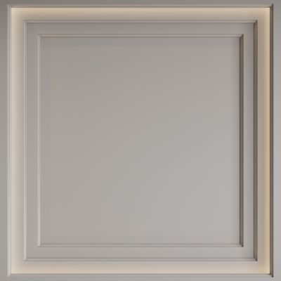 法式天花吊顶 法式灯盘 法式雕花线条