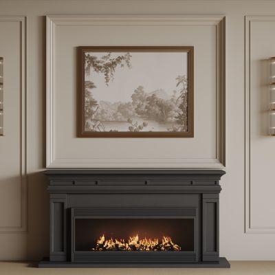 法式背景墙 法式护墙板 法式雕花线条