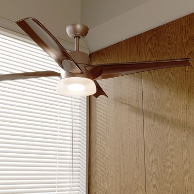 北欧轻奢风扇灯 卧室餐厅吊扇灯 复古风扇吊灯