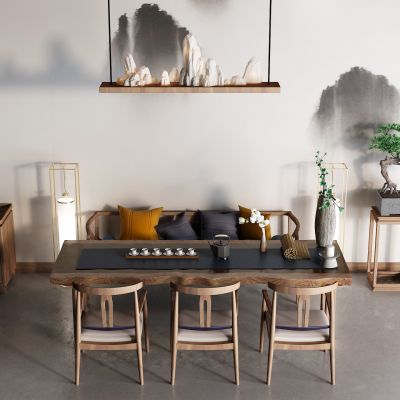 中式茶水柜 茶桌椅