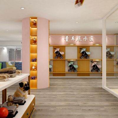 母婴店CAD施工图