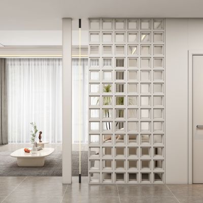 现代玄关过道 隔断