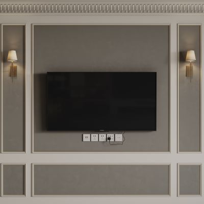 欧式背景墙 欧式护墙板 欧式雕花线条