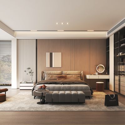 现代卧室
