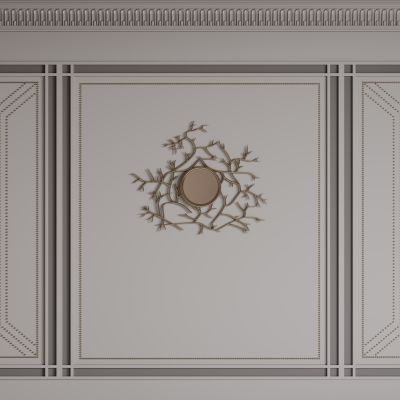 法式背景墙 法式护墙板 法式雕花线条