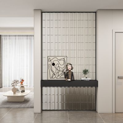 现代玄关过道 隔断