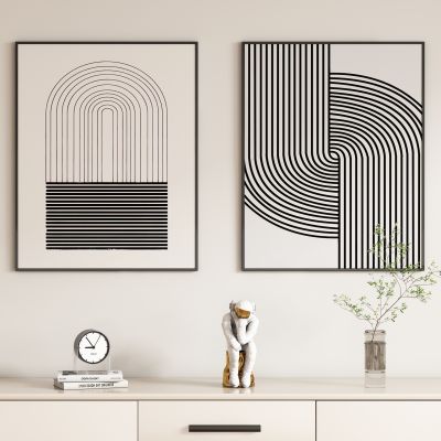 现代抽象装饰画