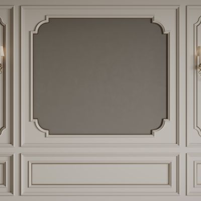 法式背景墙 法式护墙板 法式雕花线条