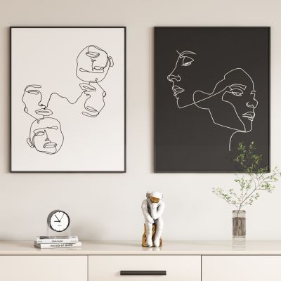 现代抽象装饰画挂画