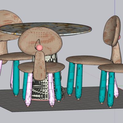 米卡维餐桌椅 组合