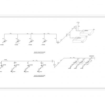 活性炭滤池CAD施工图