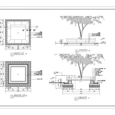 种植池树池花池CADCAD施工图