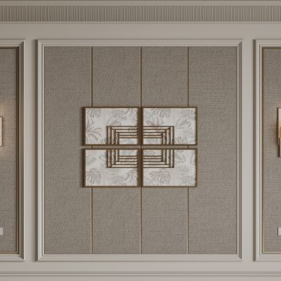 欧式背景墙 欧式护墙板 欧式雕花线条