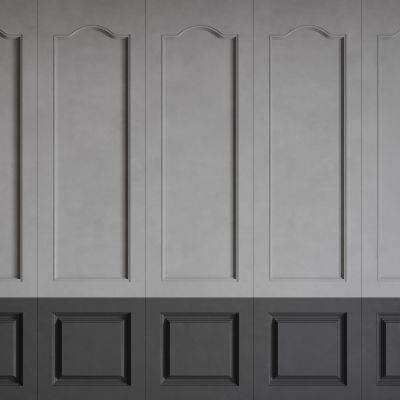 法式天花吊顶 法式灯盘 法式雕花线条