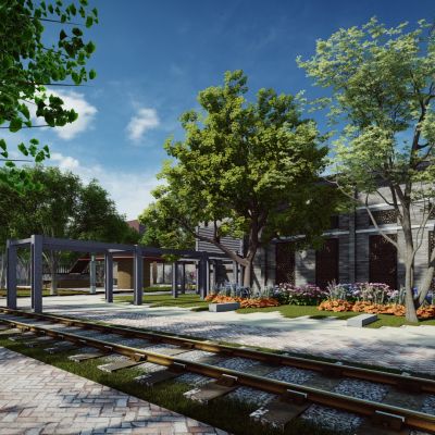 现代工业遗址废弃工厂厂房仓库改造创意工业园区文创公园商业广场景观