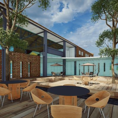 现代工业遗址废弃工厂厂房仓库改造创意工业园区文创公园商业广场景观