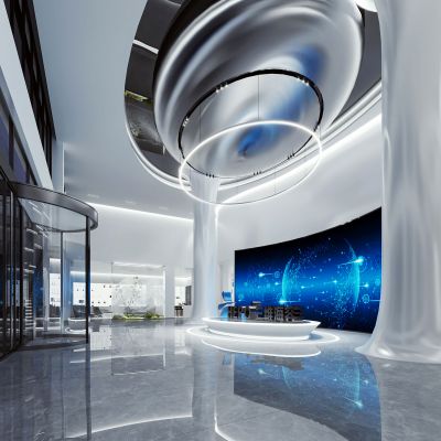 现代办公楼大厅