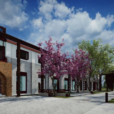 现代工业遗址废弃工厂厂房仓库改造创意工业园区文创公园商业广场景观