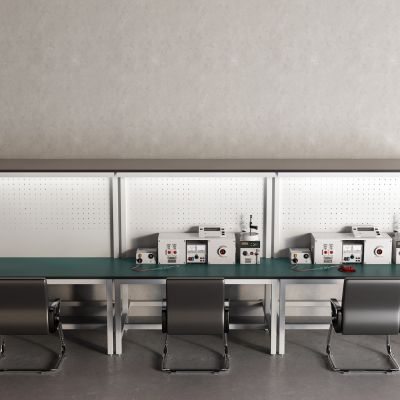 现代工作台 操作台 试验台 电烙铁