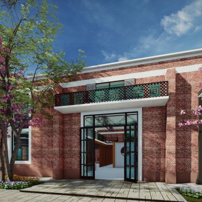 现代工业遗址废弃工厂厂房仓库改造创意工业园区文创公园商业广场景观