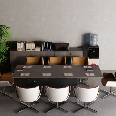 现代会议桌 文件柜