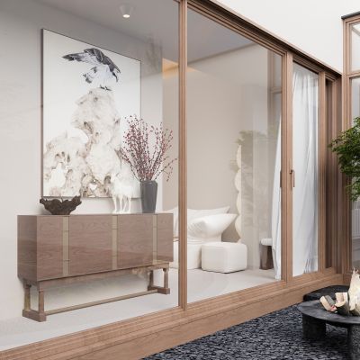 中式玄关 庭院玄关 入户玄关