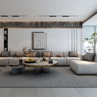 现代家居客厅沙发组合