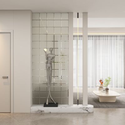 现代隔断 玄关过道