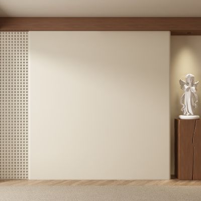 中古风餐厅茶室客厅背景墙