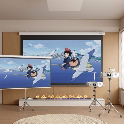 现代投影仪 投影幕布