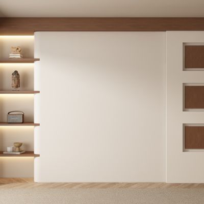 中古餐厅茶室客厅背景墙