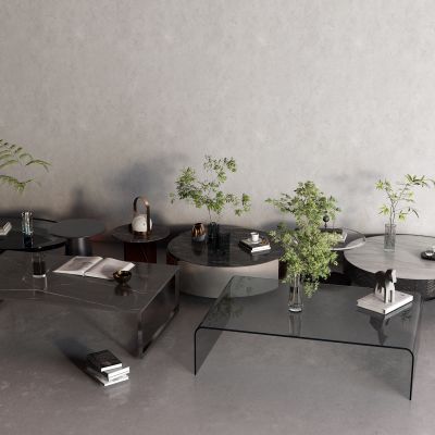 现代茶几 玻璃茶几 大理石茶几